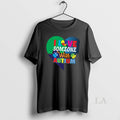 Original I Love Someone With Autism Heart Qy2ewj7c8x - Adult & Kids T-Shirts, Sweatshirts & Hoodies apparel design preview 1