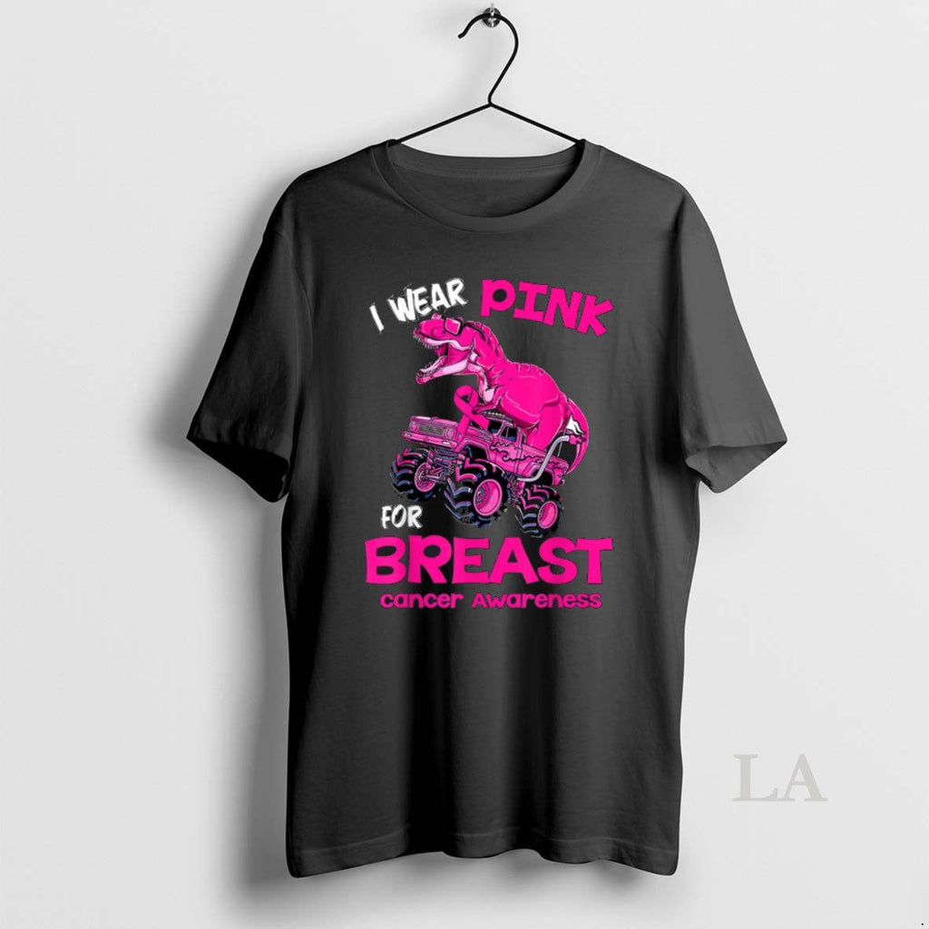 Original I Wear Pink For Breast Cancer Awareness - Adult & Kids T-Shirts, Sweatshirts & Hoodies apparel design preview 1
