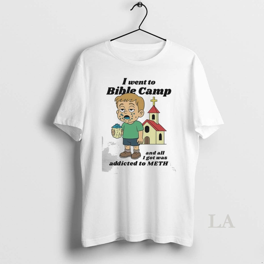 Original I Went To Bible Camp And All Got Was - Adult & Kids T-Shirts, Sweatshirts & Hoodies apparel design preview 1