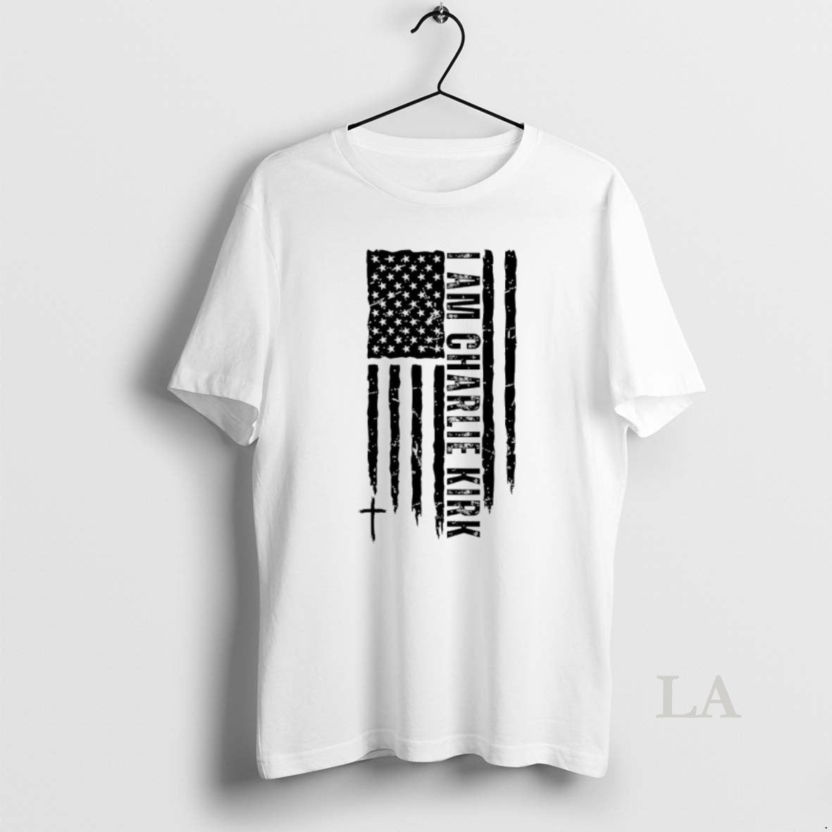 Original I Am Charlie Kirk American Flag - Adult & Kids T-Shirts, Sweatshirts & Hoodies apparel design preview 1