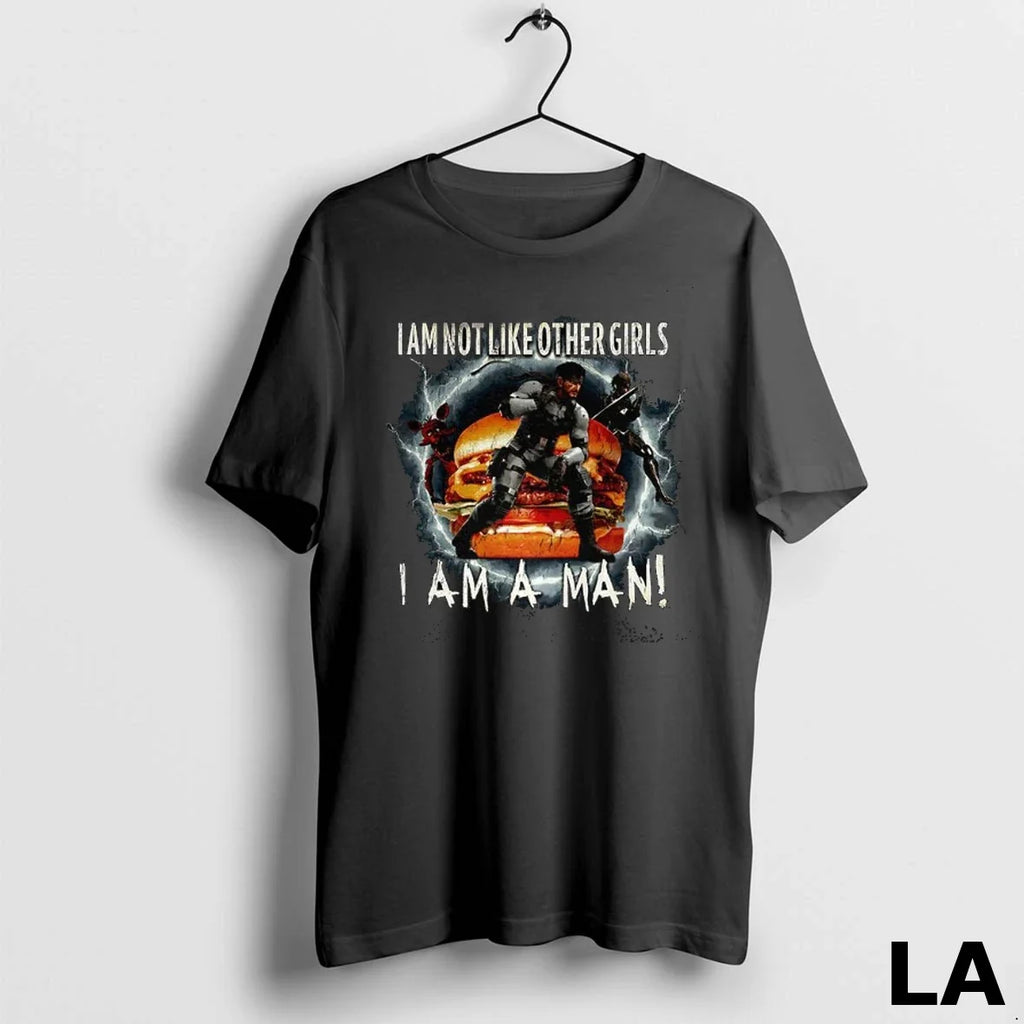 Original I Am Not Like Other Girls A Man Mgs - Adult & Kids T-Shirts, Sweatshirts & Hoodies apparel design preview 1