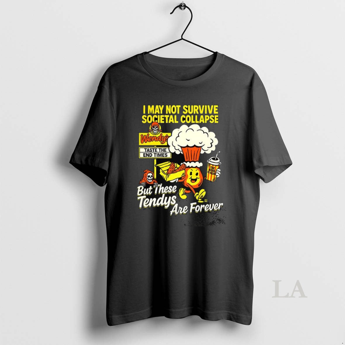 Original I May Not Survive Societal Collapse - Adult & Kids T-Shirts, Sweatshirts & Hoodies apparel design preview 1