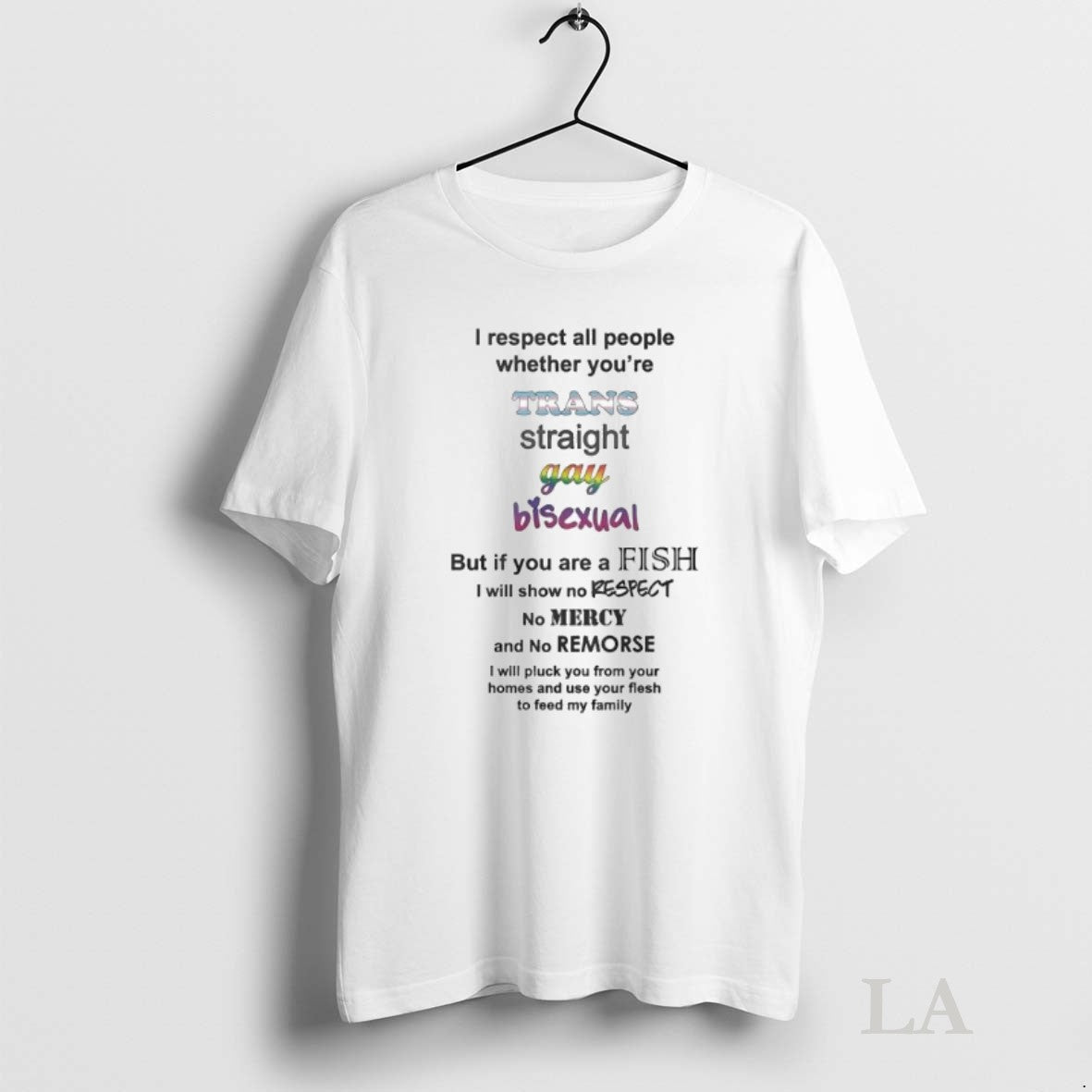 Original I Respect All People Whether Youre Trans - Adult & Kids T-Shirts, Sweatshirts & Hoodies apparel design preview 1