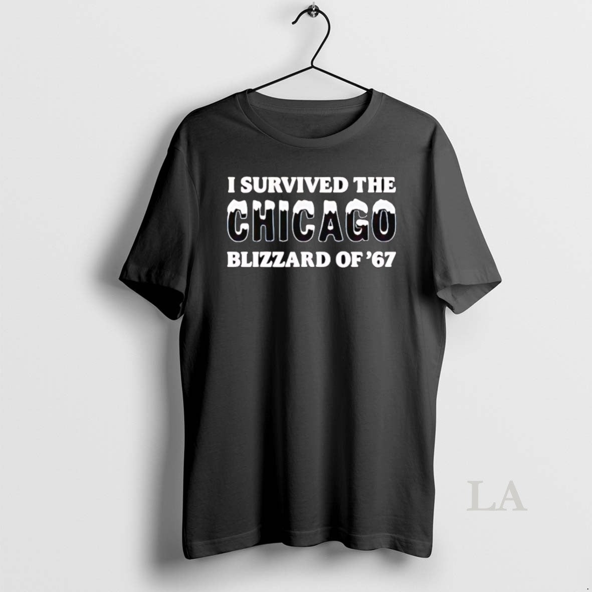 Original I Survived The Chicago Blizzard Of 67 - Adult & Kids T-Shirts, Sweatshirts & Hoodies apparel design preview 1