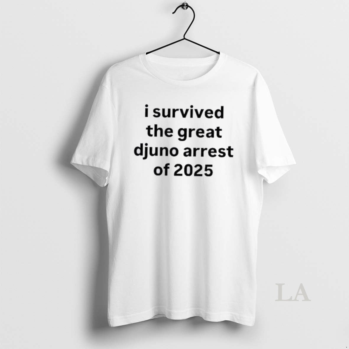 Original I Survived The Great Djuno Arrest Of 2025 - Adult & Kids T-Shirts, Sweatshirts & Hoodies apparel design preview 1