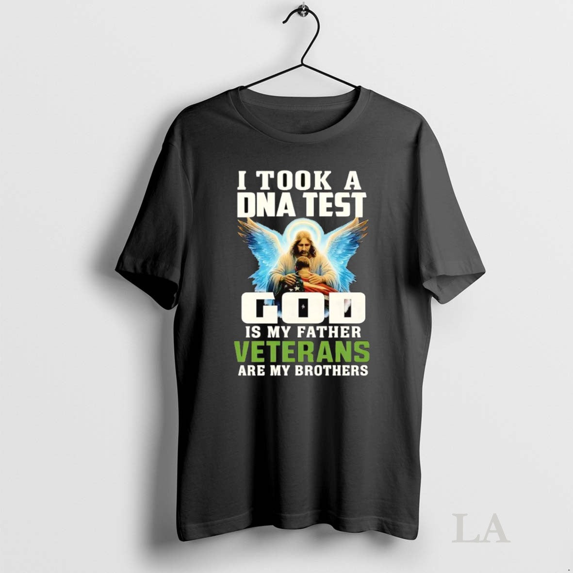 Original I Took A Dna And God Is My Father Veterans - Adult & Kids T-Shirts, Sweatshirts & Hoodies apparel design preview 1