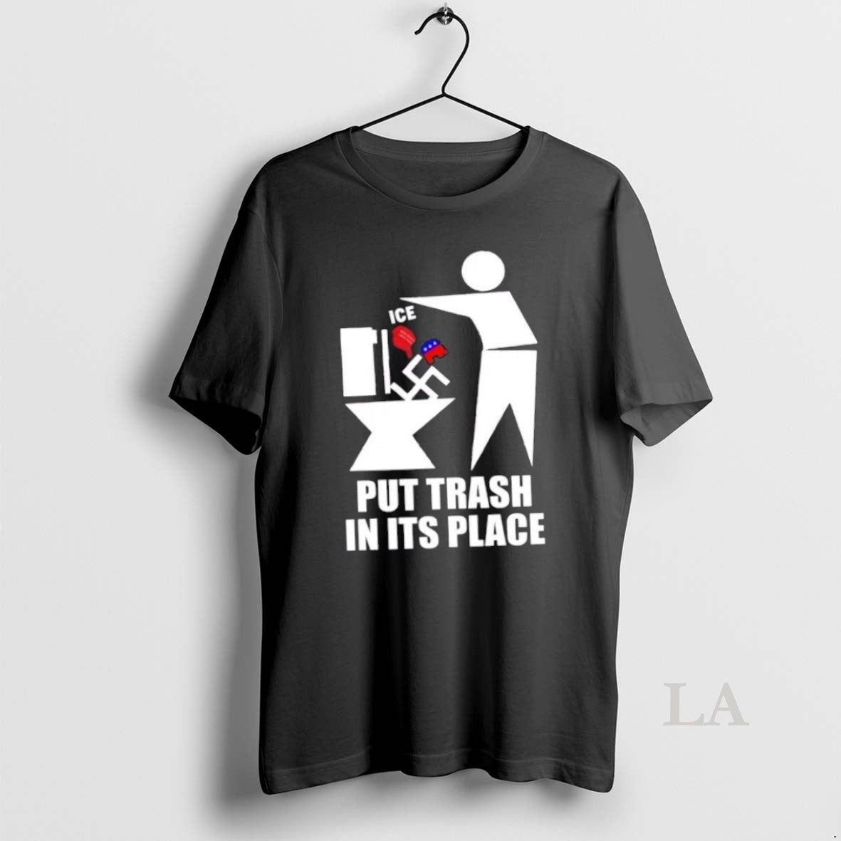 Original Ice Toilet Put Trash In Its Place - Adult & Kids T-Shirts, Sweatshirts & Hoodies apparel design preview 1