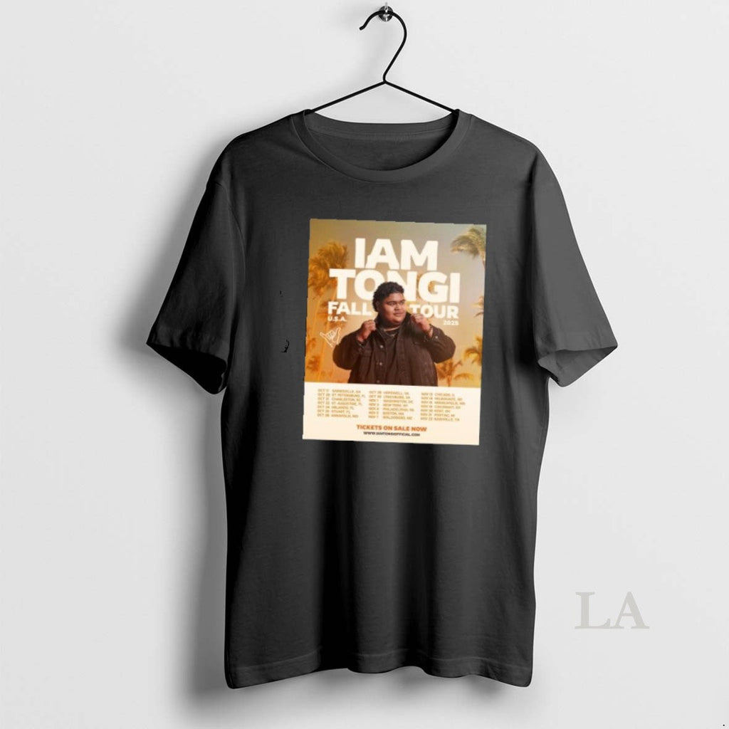Original Iam Tongi Fall Tour Usa 2025 - Adult & Kids T-Shirts, Sweatshirts & Hoodies apparel design preview 1