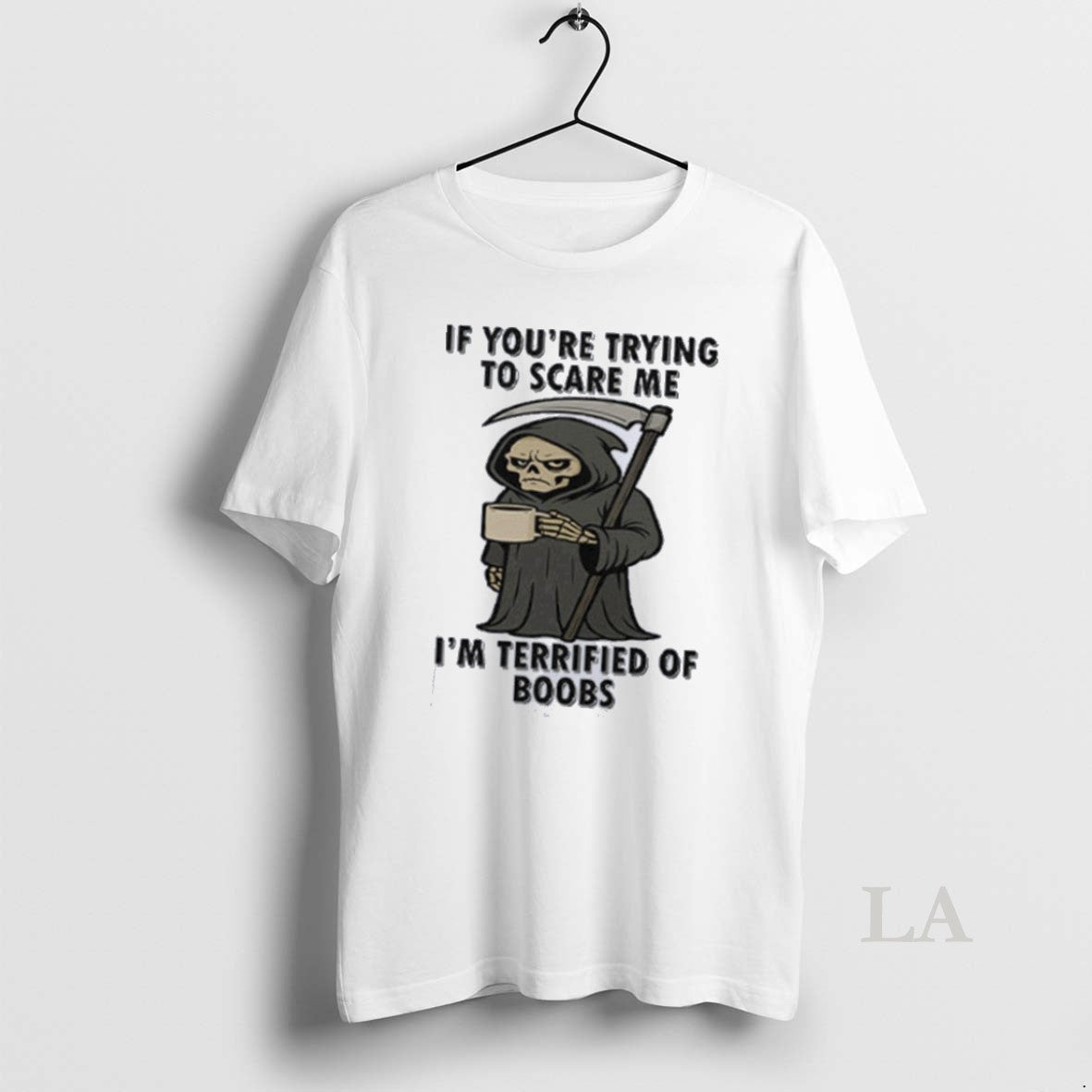 Original If Youre Trying To Scare Me Im Terrified Of - Adult & Kids T-Shirts, Sweatshirts & Hoodies apparel design preview 1
