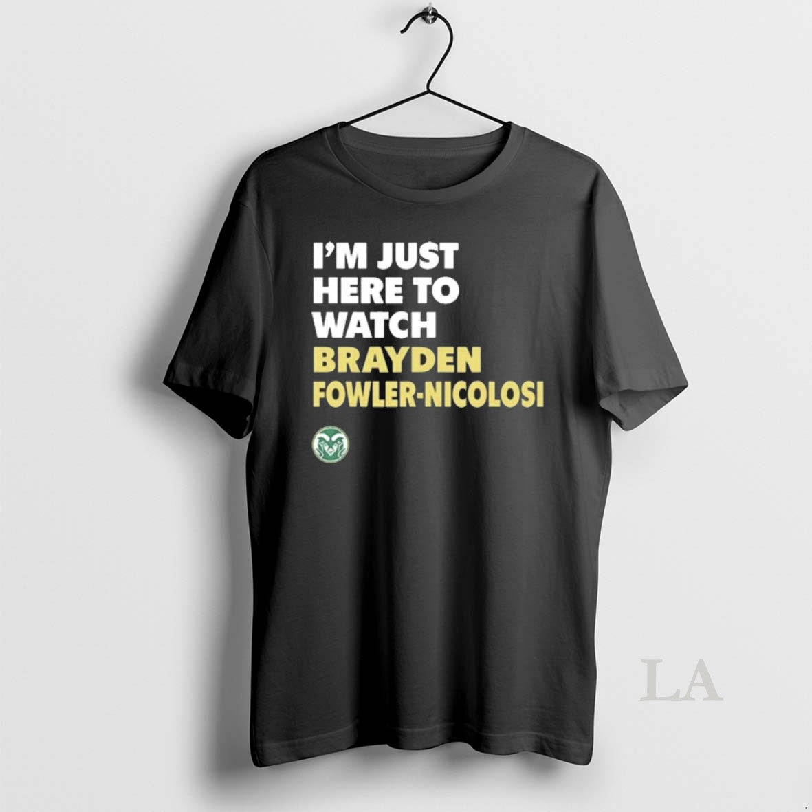 Original Im Just Here To Watch Brayden Fowler - Adult & Kids T-Shirts, Sweatshirts & Hoodies apparel design preview 1
