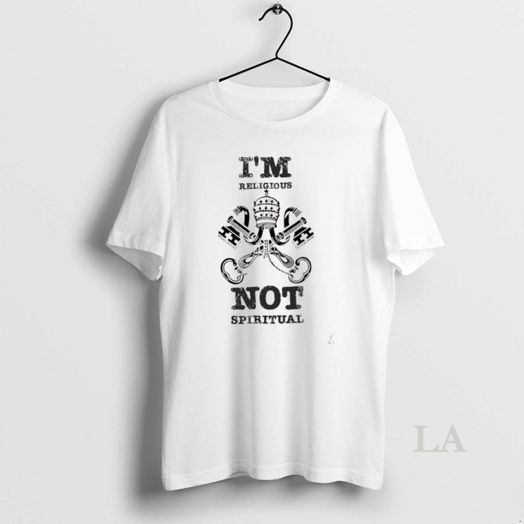 Original Im Religious Not Spiritual - Adult & Kids T-Shirts, Sweatshirts & Hoodies apparel design preview 1