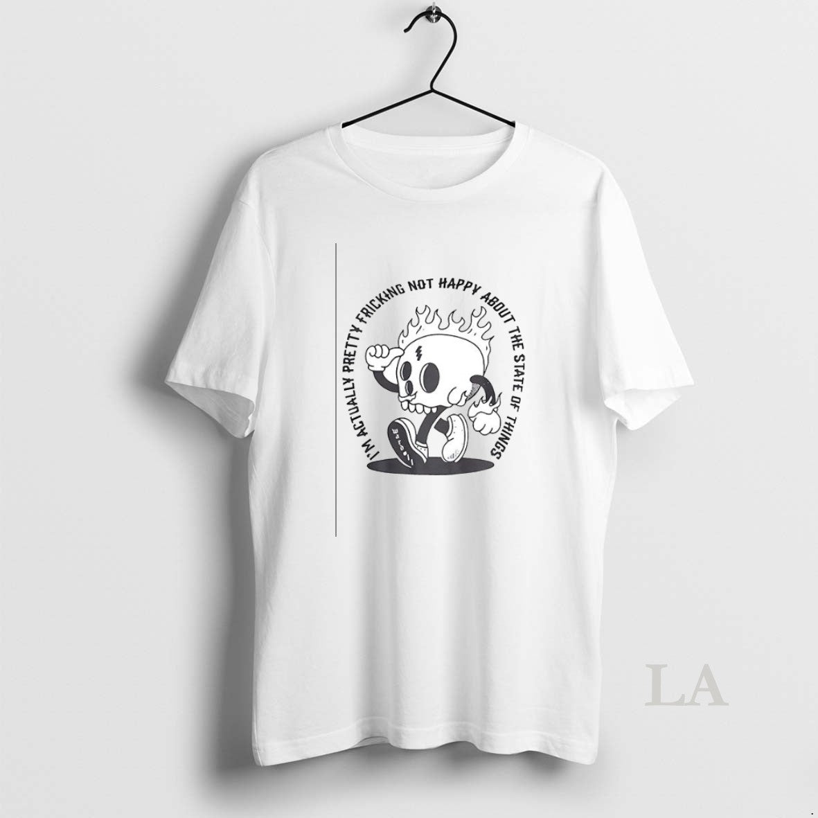 Original Im Actually Pretty Fricking Not Happy About - Adult & Kids T-Shirts, Sweatshirts & Hoodies apparel design preview 1