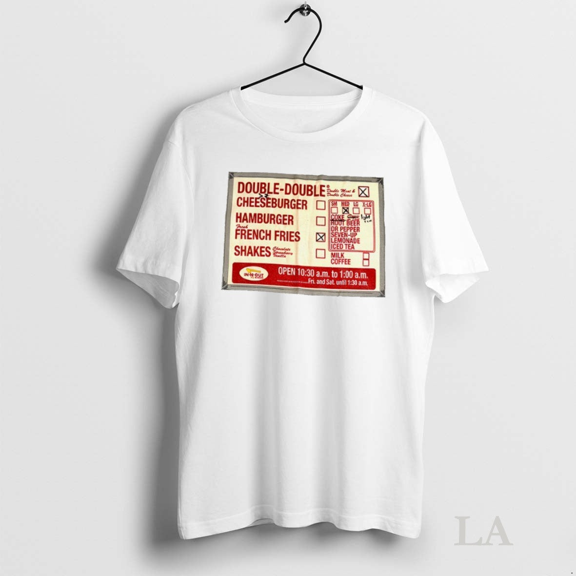 Original In N Out Burger Double Cheeseburger - Adult & Kids T-Shirts, Sweatshirts & Hoodies apparel design preview 1