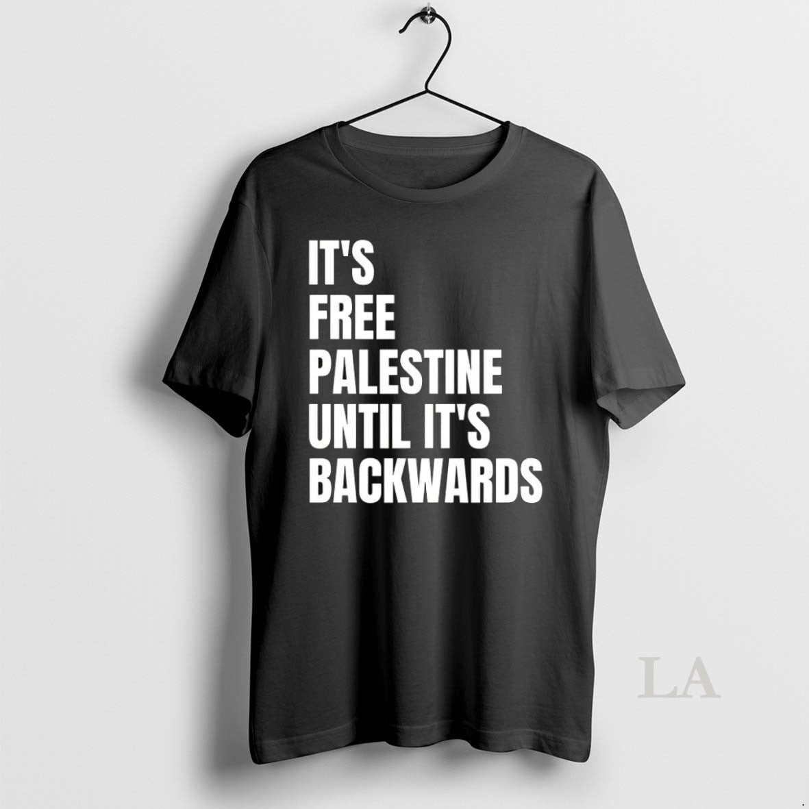 Original Its Free Palestine Until Backwards Ceramic - Adult & Kids T-Shirts, Sweatshirts & Hoodies apparel design preview 1