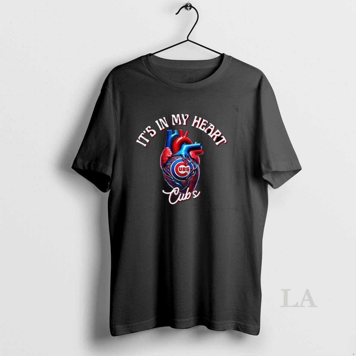 Original Its In My Heart Chicago Cubs Baseball Lovers - Adult & Kids T-Shirts, Sweatshirts & Hoodies apparel design preview 1