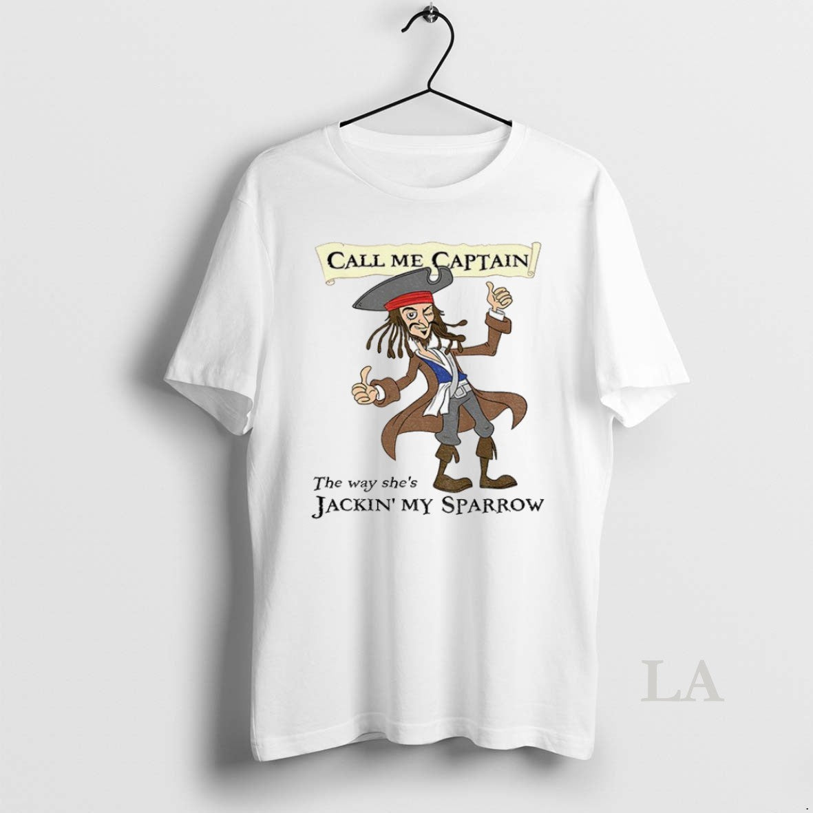 Original Jack Sparrow Call Me Captain The Way Shes - Adult & Kids T-Shirts, Sweatshirts & Hoodies apparel design preview 1