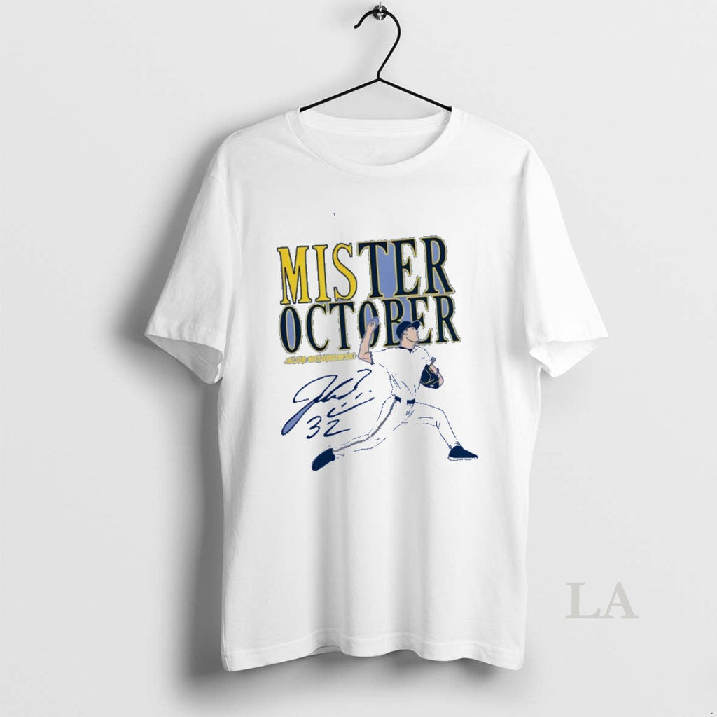 Original Jacob Misiorowski Mister October Signature - Adult & Kids T-Shirts, Sweatshirts & Hoodies apparel design preview 1