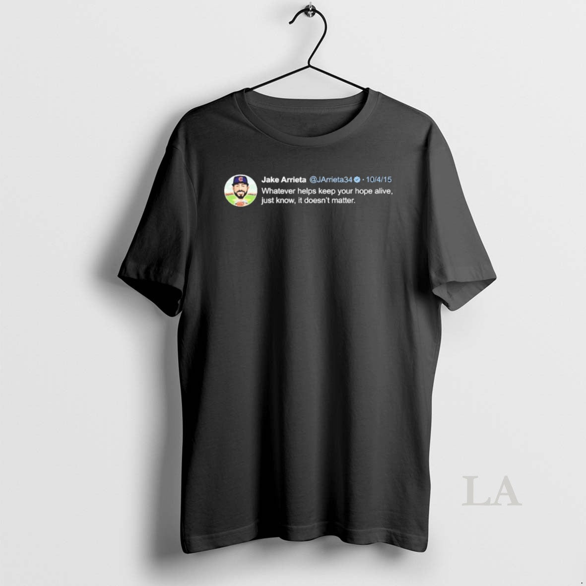 Original Jake Arrieta Whatever Helps Keep Your Hope - Adult & Kids T-Shirts, Sweatshirts & Hoodies apparel design preview 1