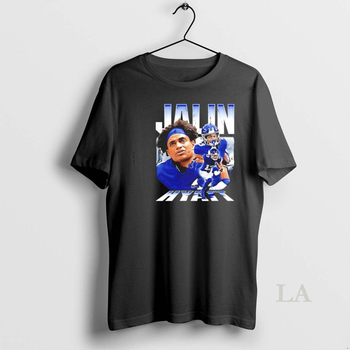 Original Jalin Hyatt New York Giants Player Collage - Adult & Kids T-Shirts, Sweatshirts & Hoodies apparel design preview 1
