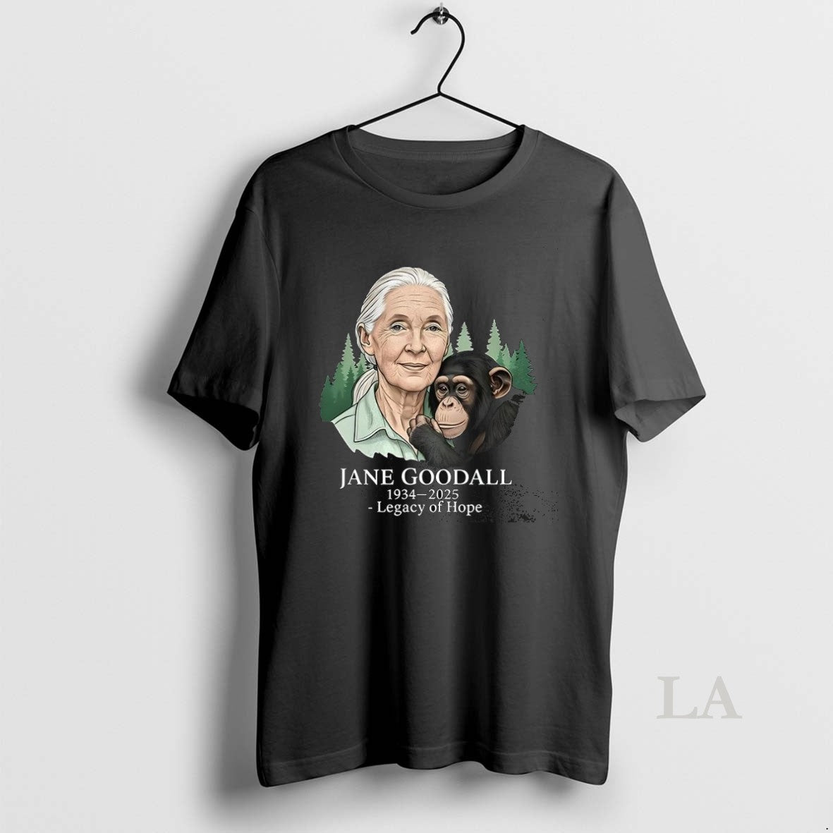 Original Jane Goddall 1034 2025 Legagy Of Hope - Adult & Kids T-Shirts, Sweatshirts & Hoodies apparel design preview 1