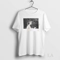 Original Jane Goodall Profile Portrait Bw Contoured - Adult & Kids T-Shirts, Sweatshirts & Hoodies apparel design preview 1
