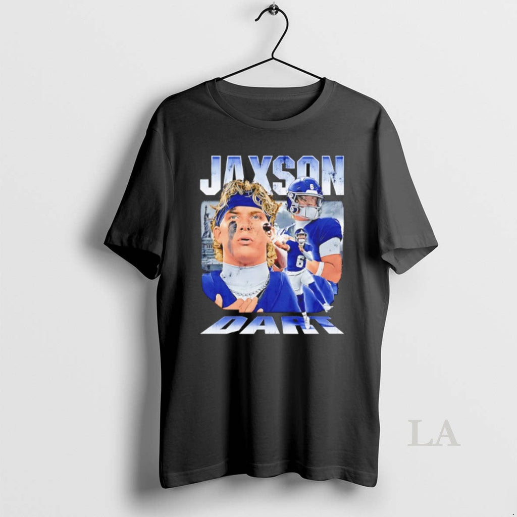 Original Jaxson Dart New York Giants Football Player - Adult & Kids T-Shirts, Sweatshirts & Hoodies apparel design preview 1