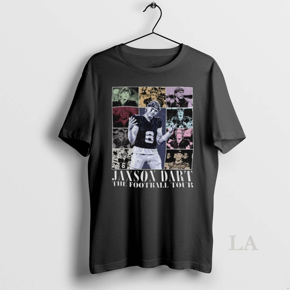Original Jaxson Dart Vintage New York Giants Football - Adult & Kids T-Shirts, Sweatshirts & Hoodies apparel design preview 1