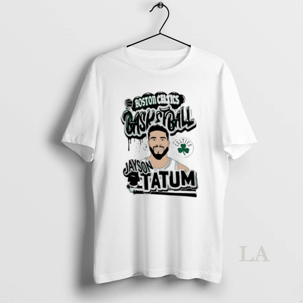 Original Jayson Tatum Boston Celtics Baller Cartoon - Adult & Kids T-Shirts, Sweatshirts & Hoodies apparel design preview 1