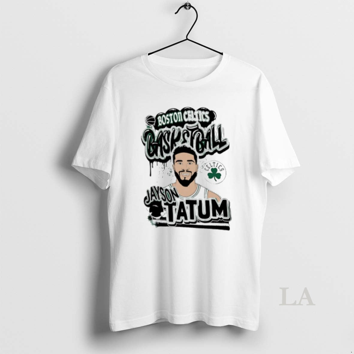 Original Jayson Tatum Boston Celtics Baller Cartoon - Adult & Kids T-Shirts, Sweatshirts & Hoodies apparel design preview 1