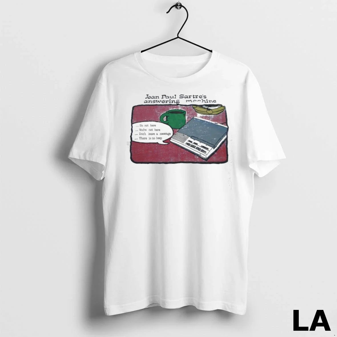 Original Jean Paul Sartres Answering Machine - Adult & Kids T-Shirts, Sweatshirts & Hoodies apparel design preview 1
