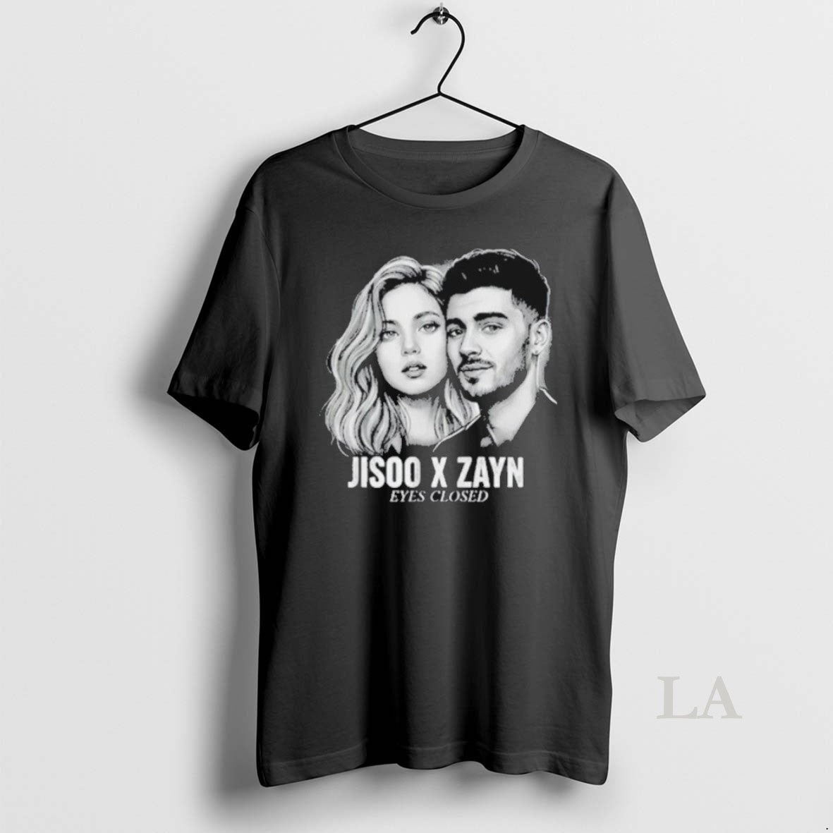 Original Jisoo Zayn Eyes Closed 2025 - Adult & Kids T-Shirts, Sweatshirts & Hoodies apparel design preview 1