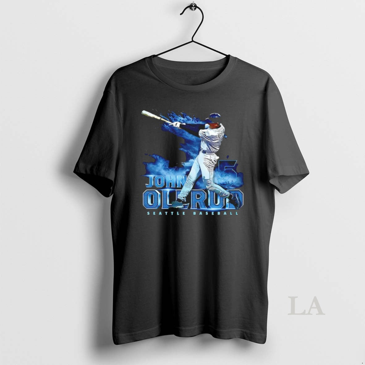 Original John Olerud 5 Seattle Mariners Baseball - Adult & Kids T-Shirts, Sweatshirts & Hoodies apparel design preview 1