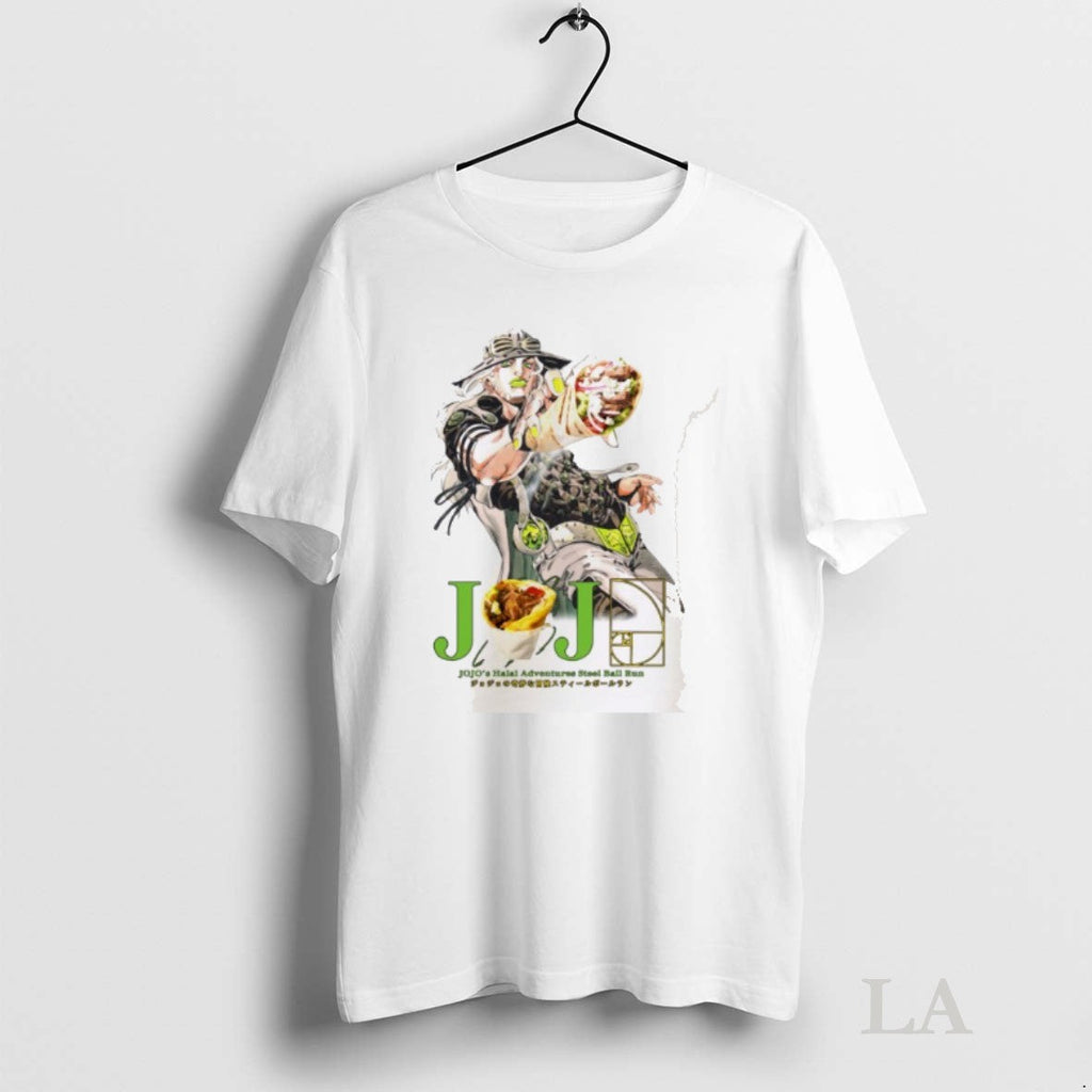 Original Jojos Halal Adventures Steel Ball Run - Adult & Kids T-Shirts, Sweatshirts & Hoodies apparel design preview 1