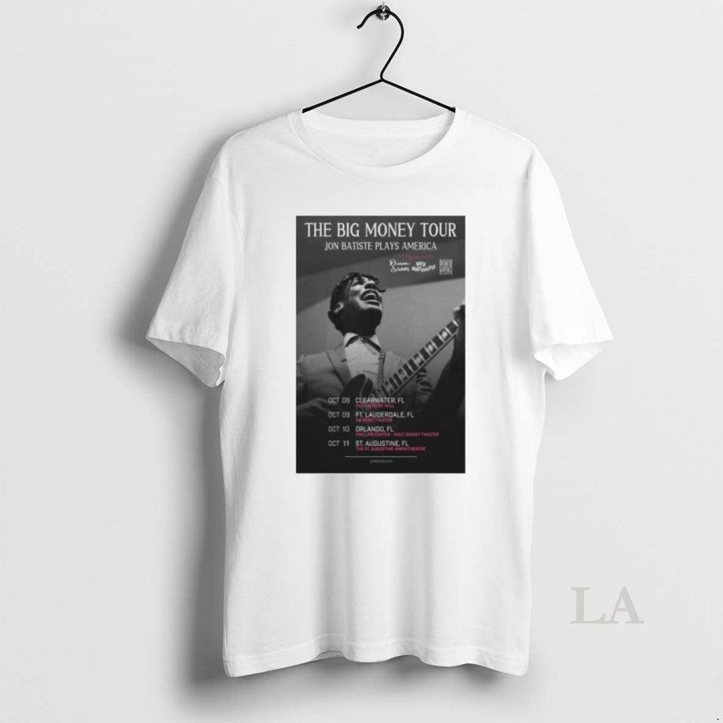 Original Jon Batiste Plays America The Big Money Tour - Adult & Kids T-Shirts, Sweatshirts & Hoodies apparel design preview 1
