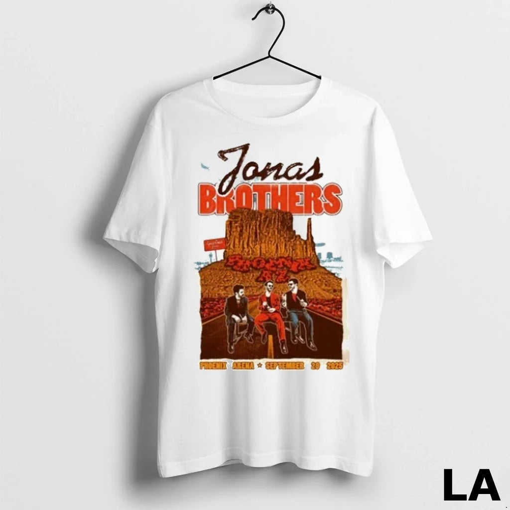 Original Jonas Brothers Greetings From Your Hometown - Adult & Kids T-Shirts, Sweatshirts & Hoodies apparel design preview 1