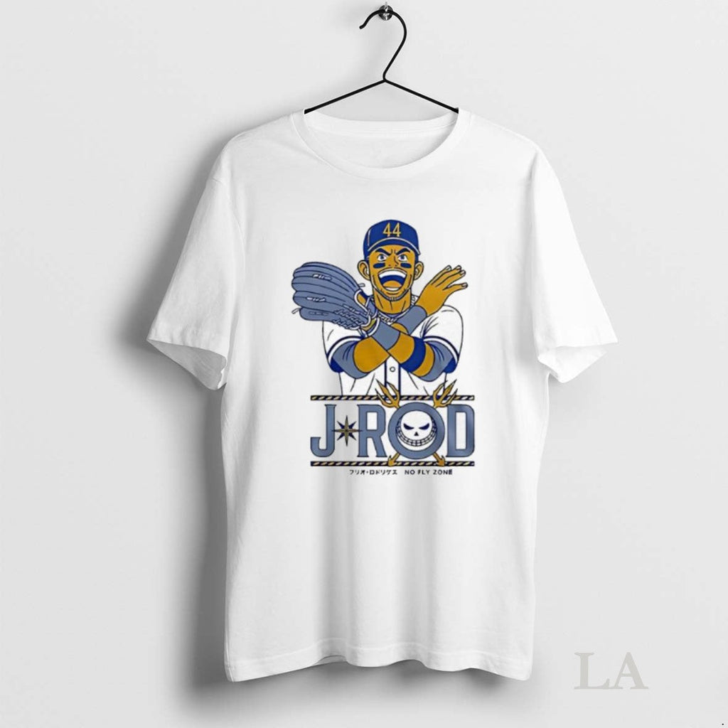 Original Julio Rodriguez Seattle Mariners J Rod No - Adult & Kids T-Shirts, Sweatshirts & Hoodies apparel design preview 1