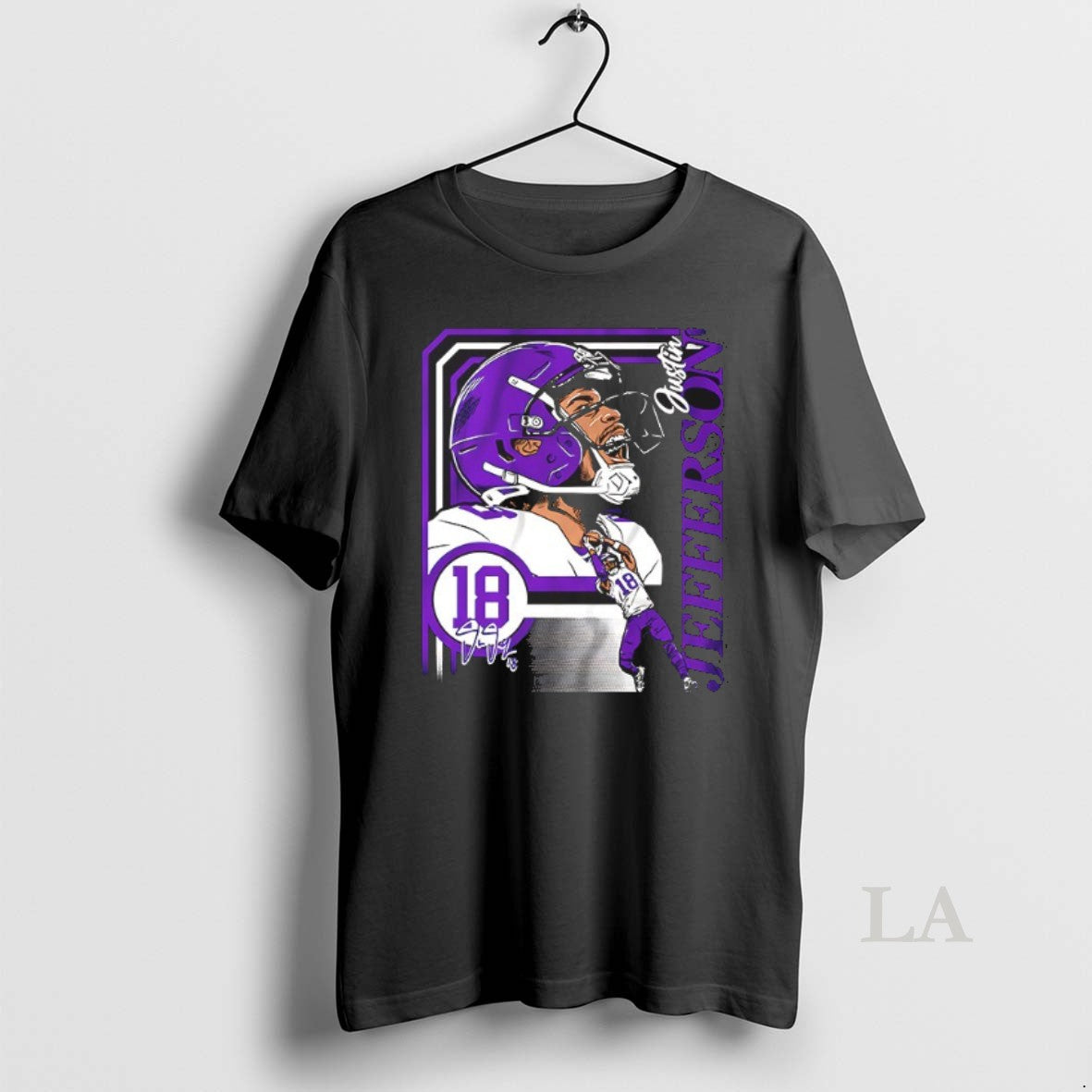 Original Justin Jefferson Minnesota Vikings Football - Adult & Kids T-Shirts, Sweatshirts & Hoodies apparel design preview 1
