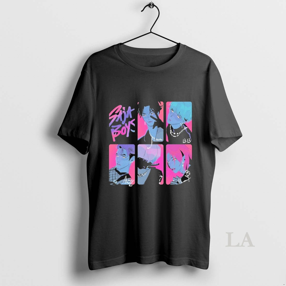 Original Kpop Demon Hunters Saja Boys Photocards - Adult & Kids T-Shirts, Sweatshirts & Hoodies apparel design preview 1