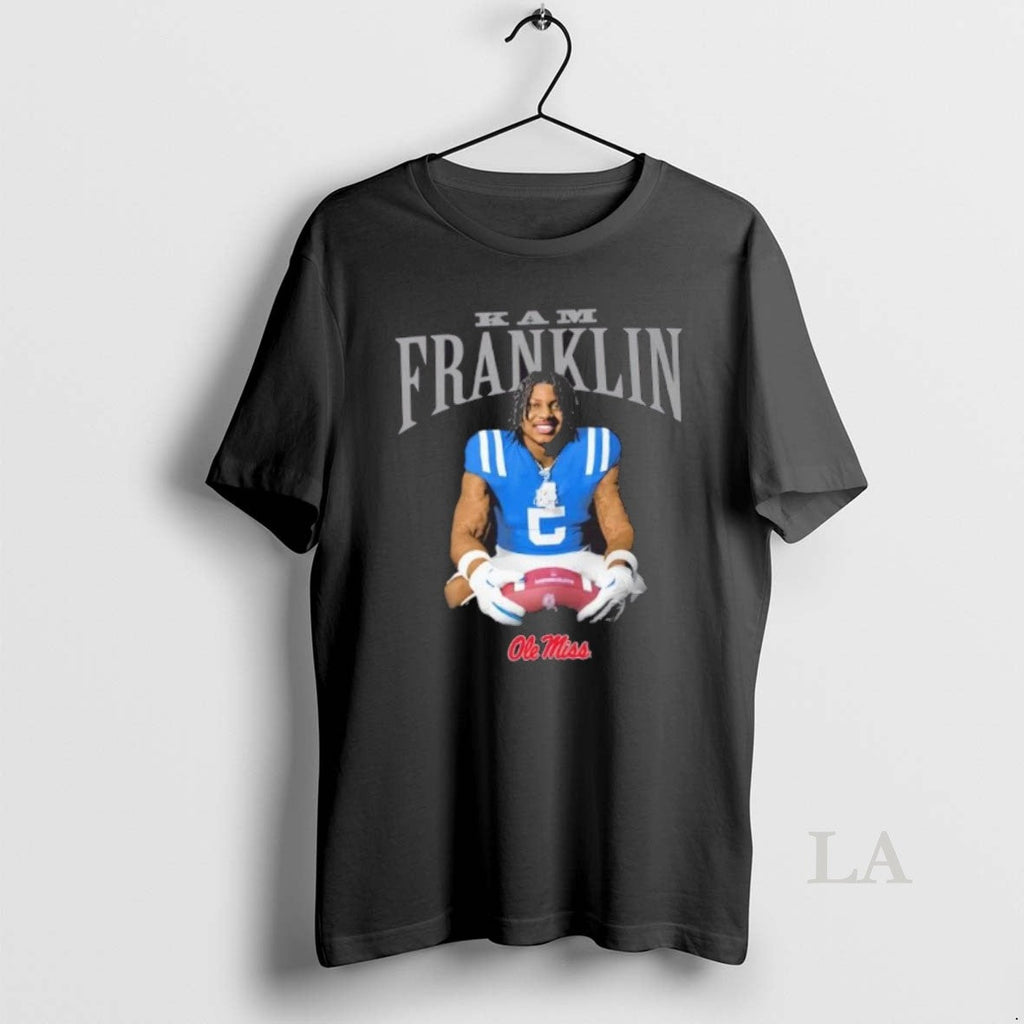Original Kam Franklin Ole Miss Football Graphic - Adult & Kids T-Shirts, Sweatshirts & Hoodies apparel design preview 1
