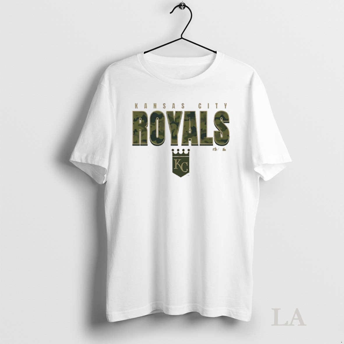 Original Kansas City Royals Camo Mlb Postseason 2025 - Adult & Kids T-Shirts, Sweatshirts & Hoodies apparel design preview 1