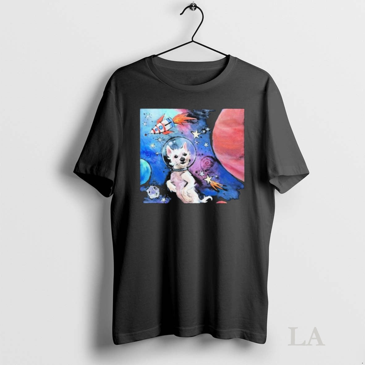 Original Kara Baldus Bradford In Space Dog - Adult & Kids T-Shirts, Sweatshirts & Hoodies apparel design preview 1
