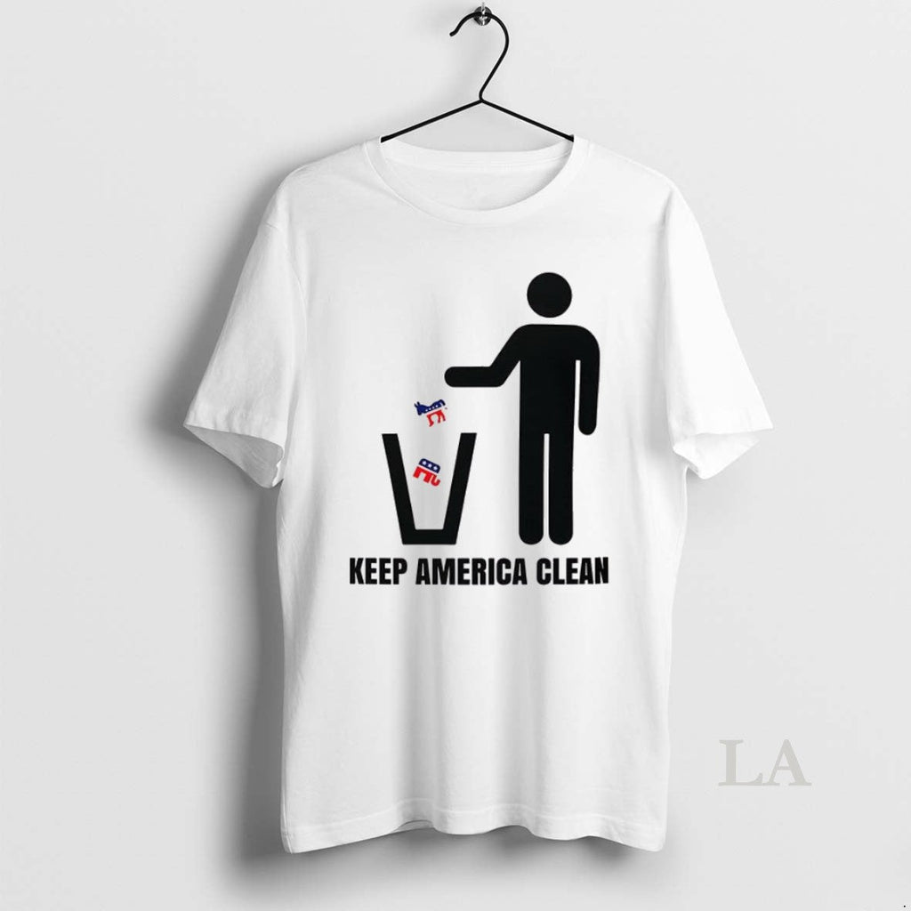 Original Keep America Clean - Adult & Kids T-Shirts, Sweatshirts & Hoodies apparel design preview 1