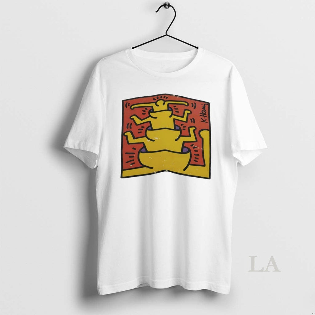 Original Keith Haring Guggenheim Museum Learning - Adult & Kids T-Shirts, Sweatshirts & Hoodies apparel design preview 1