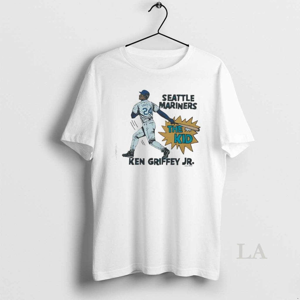 Original Ken Griffey Jr Seattle Mariners The Kid Home - Adult & Kids T-Shirts, Sweatshirts & Hoodies apparel design preview 1