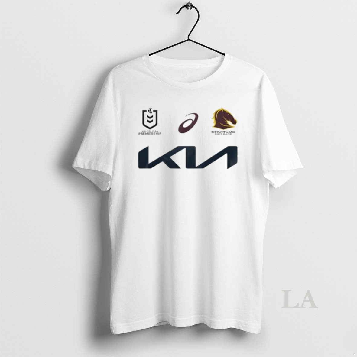 Original Kia Brisbane Broncos 2025 Nrl Away Jersey - Adult & Kids T-Shirts, Sweatshirts & Hoodies apparel design preview 1
