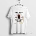 Original King Black Cat Im A Bitch With Low Bullshit - Adult & Kids T-Shirts, Sweatshirts & Hoodies apparel design preview 1