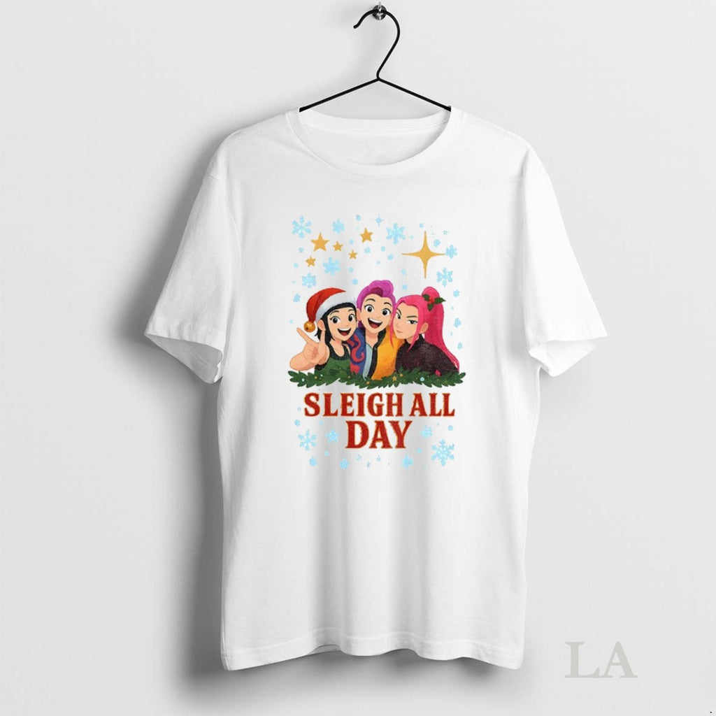 Original Kpop Demon Hunter Huntrix Sleigh All Day - Adult & Kids T-Shirts, Sweatshirts & Hoodies apparel design preview 1