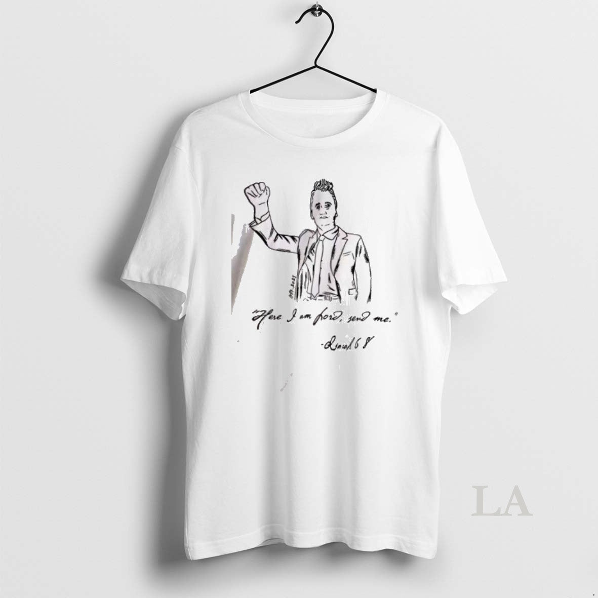 Original Kristan Hawkins Charlie Kirk Here I Am Lord - Adult & Kids T-Shirts, Sweatshirts & Hoodies apparel design preview 1