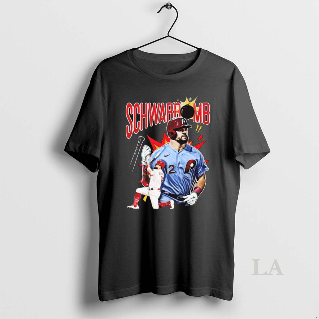 Original Kyle Schwarbomb Philadelphia Phillies Mlb - Adult & Kids T-Shirts, Sweatshirts & Hoodies apparel design preview 1