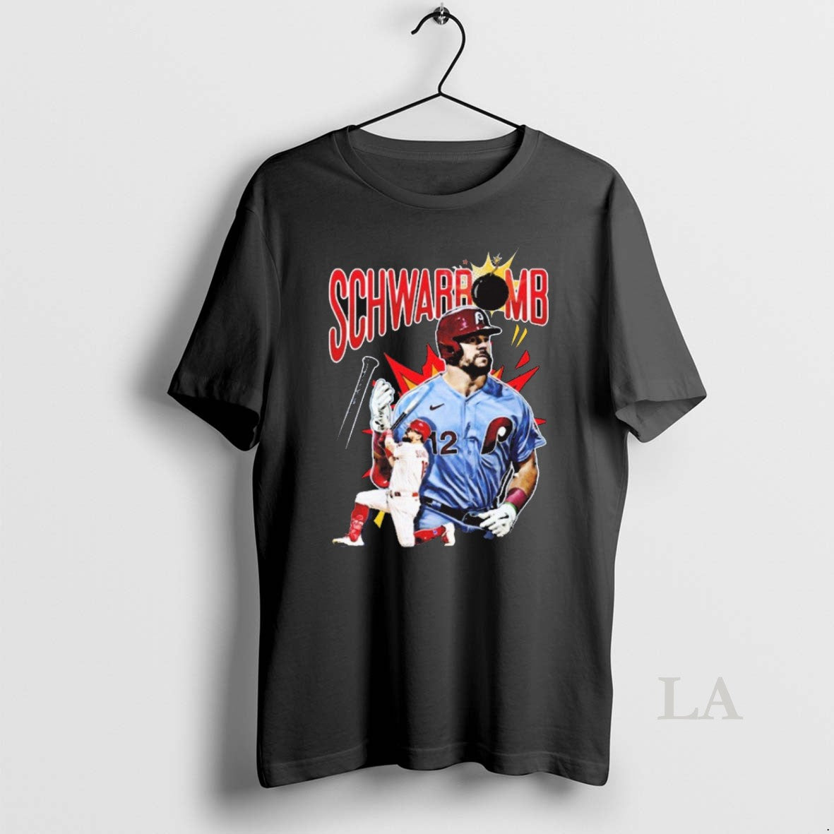 Original Kyle Schwarbomb Philadelphia Phillies Mlb - Adult & Kids T-Shirts, Sweatshirts & Hoodies apparel design preview 1